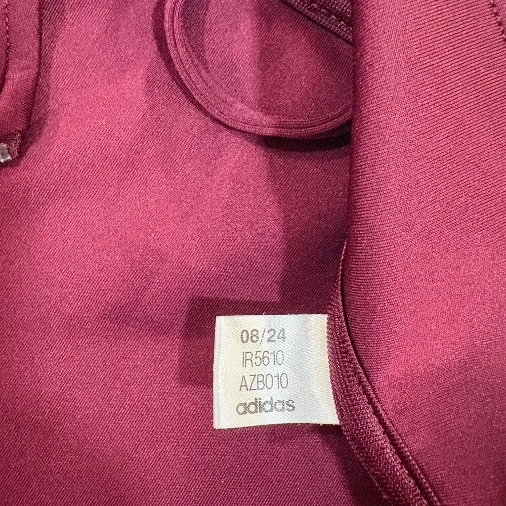 MO State Adidas Burgundy Quarter Zip Athletic Shirt Jacket